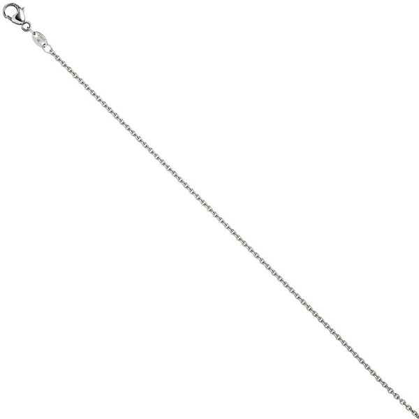 1,5mm Platinkette aus 950 Platin Damen 45cm