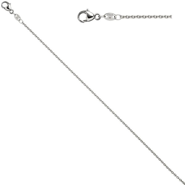 1,5mm Platinkette aus 950 Platin Damen 45cm