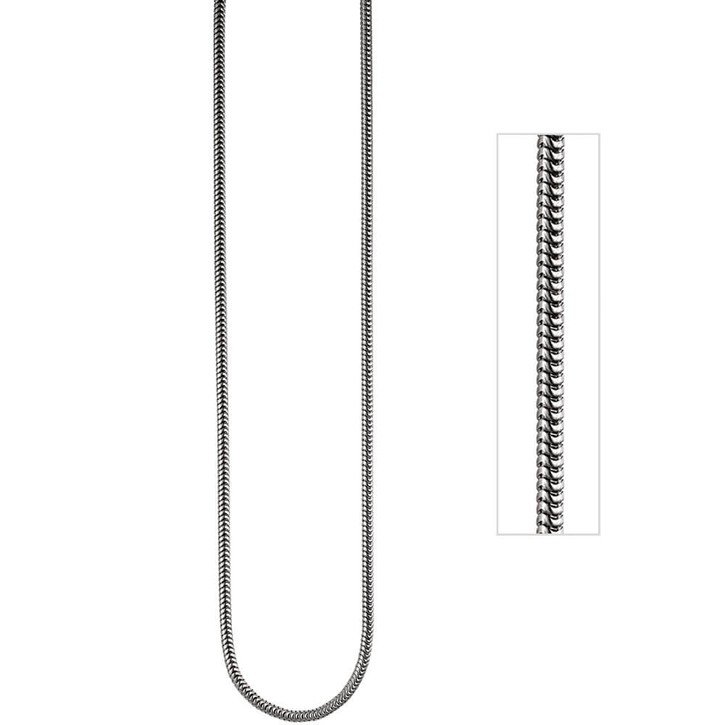 3,1mm Schlangenkette 925 Silber 45cm Damen