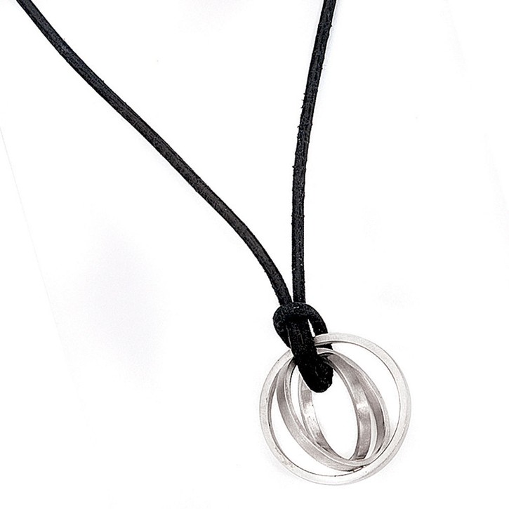 Anhänger 3 Ringe 19,9mm 950 Platin Damen