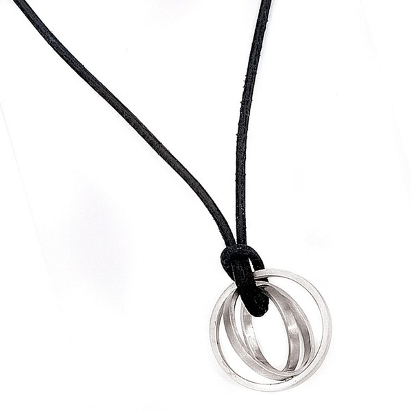 Anhänger 3 Ringe 19,9mm 950 Platin Damen