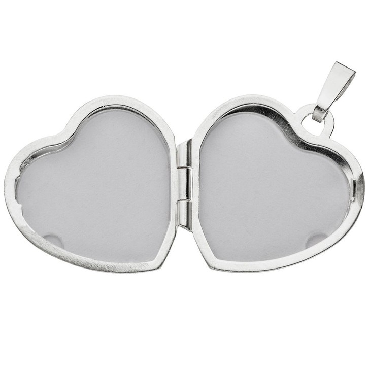 Medaillon zum Öffnen Herz 925 Silber Damen