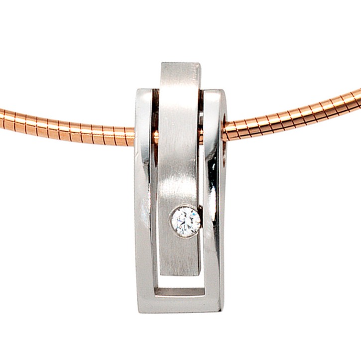 Anhänger Diamant 950 Platin Damen