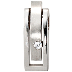 Anhänger mit Diamant Brillant 950 Platin Platinanhänger für Damen