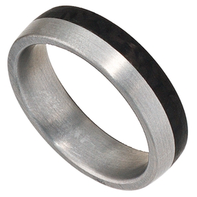 Partnerring Ring Edelstahl mit Carbon Freundschaftsring Unisex Edelstahlring Partnerring Ring Edelstahl mit Carbon Freundschaftsring Unisex Edelstahlring