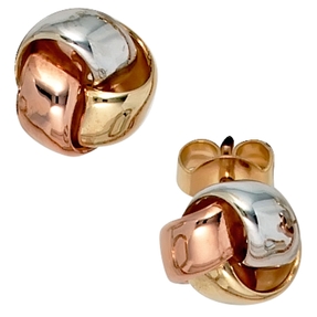 Ohrstecker Ohrringe Ohrschmuck 585 Gold Gelbgold Weißgold Rotgold