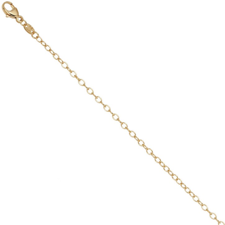 2mm Weitankerkette aus 585 Gelbgold 45cm