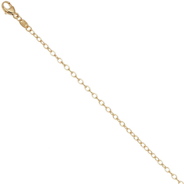2mm Weitankerkette aus 585 Gelbgold 45cm