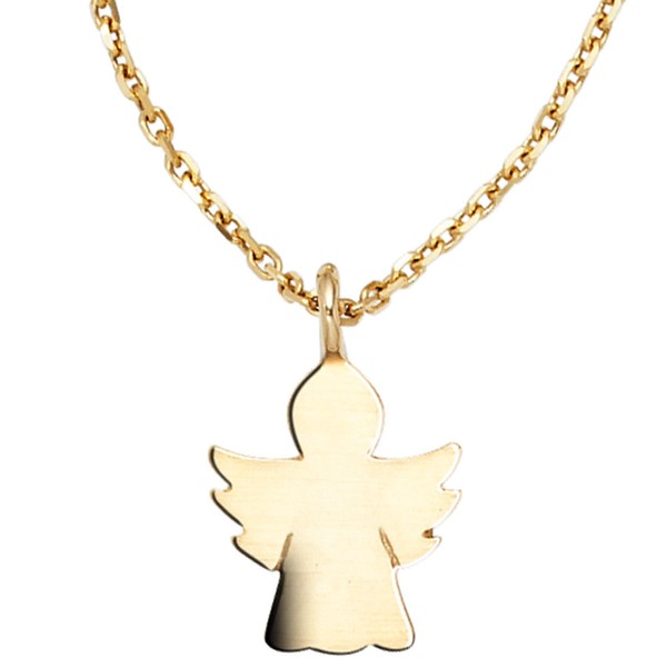 Anhänger Engel Schutzengel aus 585 Gelbgold
