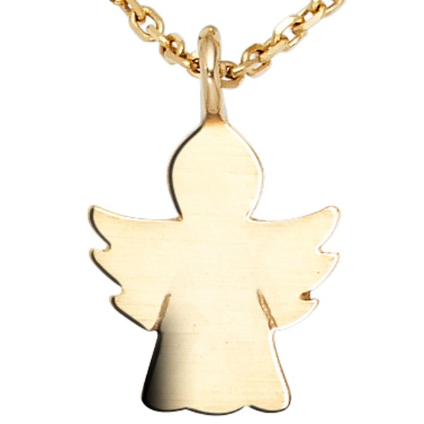 Anhänger Engel Schutzengel aus 585 Gelbgold