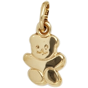 Anhänger Kettenanhänger Teddy Bär aus 333 Gold Gelbgold Halsschmuck Anhänger Kettenanhänger Teddy Bär aus 333 Gold Gelbgold Halsschmuck