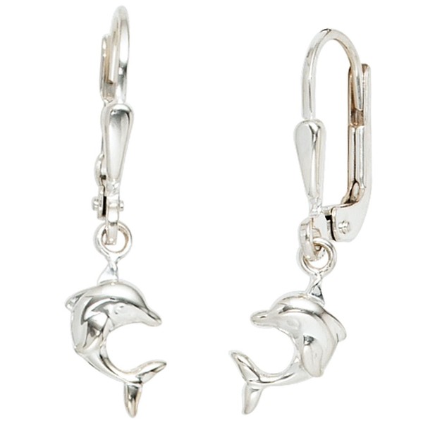 Ohrhänger Boutons Delfin 925 Silber