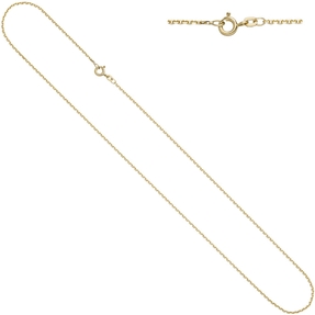 1,6mm Ankerkette Kette Halskette aus 333 Gold Gelbgold diamantiert 60cm 1,6mm Ankerkette Kette Halskette aus 333 Gold Gelbgold diamantiert 60cm