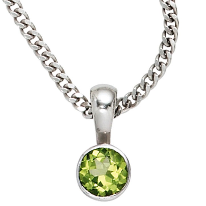 Anhänger mit Peridot grün 925 Silber
