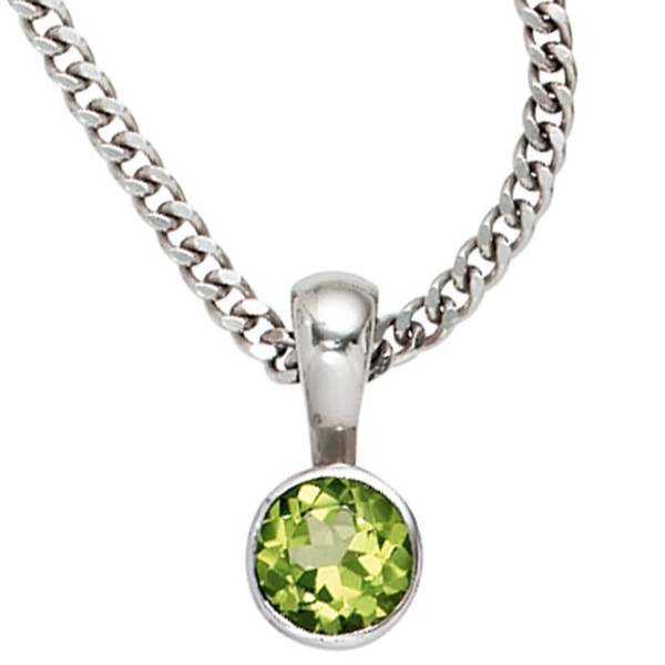 Anhänger mit Peridot grün 925 Silber