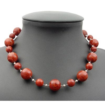 Damen Kette aus Schaumkoralle
