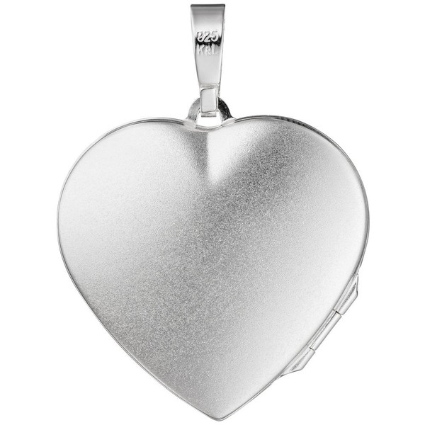 Medaillon Herz Flügel aus 925 Silber zum Öffnen