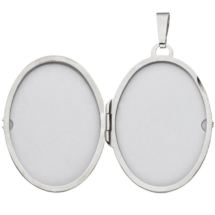 Medaillon aus 925 Silber ovalförmig