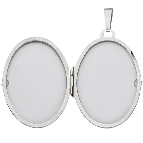 Medaillon aus 925 Silber ovalförmig