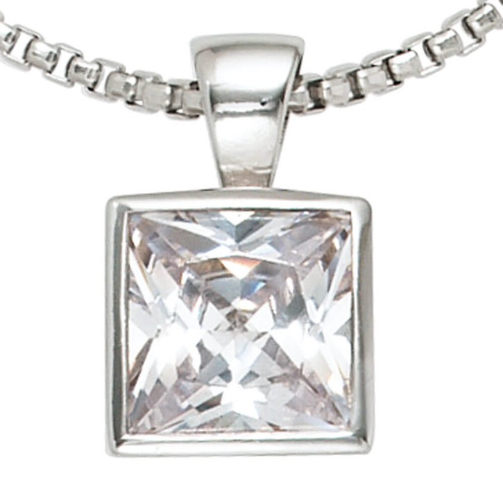 Anhänger aus 925 Silber und Zirkonia weiß