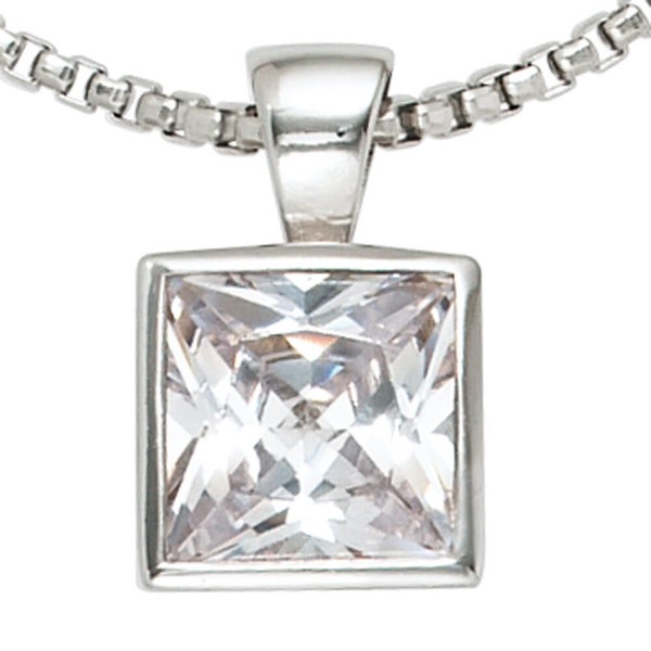 Anhänger aus 925 Silber und Zirkonia weiß