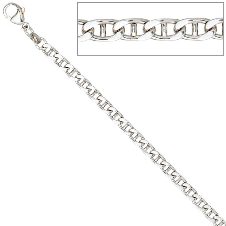 4,4mm Kette Collier aus 925 Silber 60cm