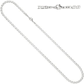 4,4mm Kette Collier Halskette Halsschmuck 925 Silber rhodiniert 60cm