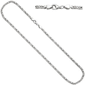 3,1mm Königskette Kette Collier Halsschmuck 925 Silber 45cm Unisex