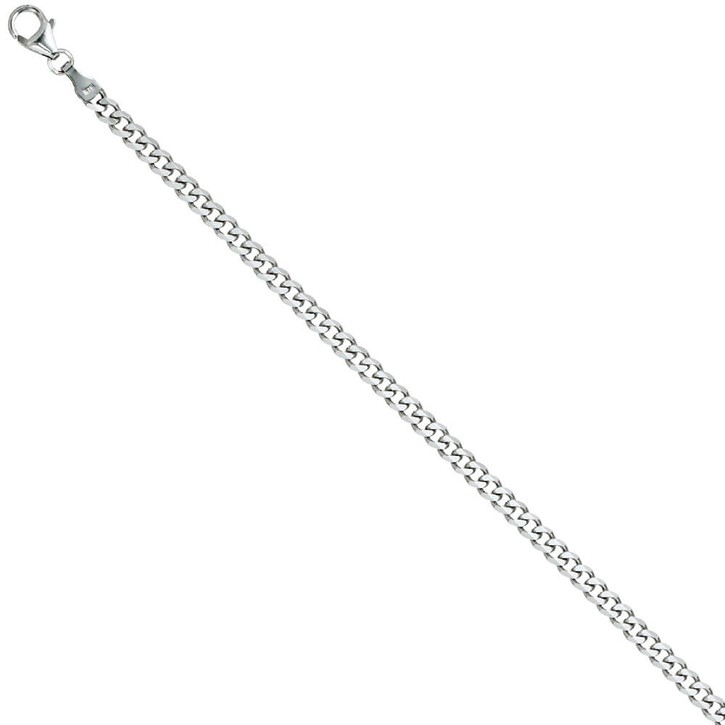 3,6mm Panzerarmband aus 925 Silber 19cm