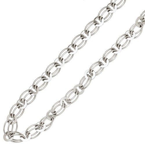 8,7mm Kette aus 925 Sterlingsilber 45cm