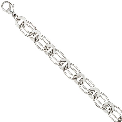 8,7mm Armband aus 925 Silber 19cm