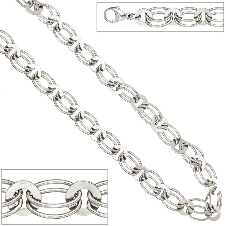 8,7mm Armband aus 925 Silber 19cm