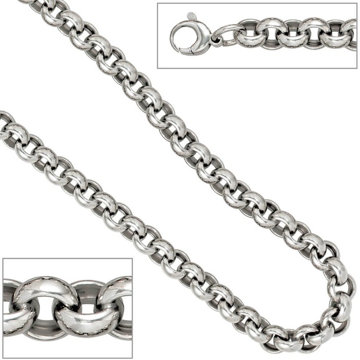 10,1mm Erbsarmband aus 925 Silber 21cm