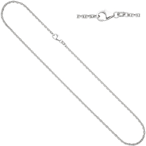 2mm Ankerkette Kette Collier Halskette aus 925 Silber rhodiniert 70cm