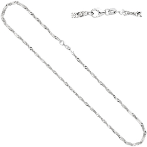 2,9mm Singapurkette Kette Collier Halskette aus 925 Silber 42cm