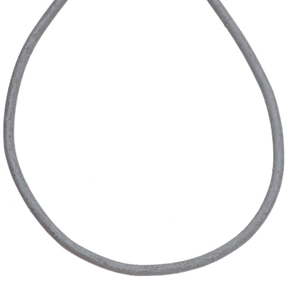 2mm Lederkette Halskette Collier Kette Schnur aus Leder grau Unisex 100cm