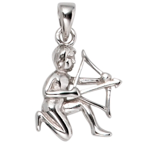 Anhänger Sternzeichen Schütze aus 925 Echt Silber glänzend Unisex