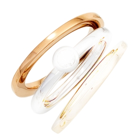 Dünner Ring Damenring aus 585 Gold Rotgold glatt schlicht Damen Goldring