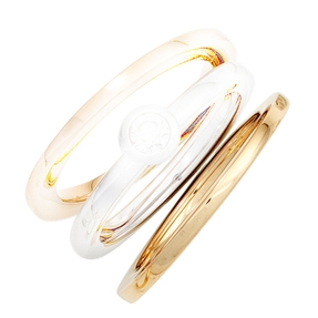 Dünner Ring Damenring aus 585 Gold Gelbgold glatt schlicht Damen Goldring