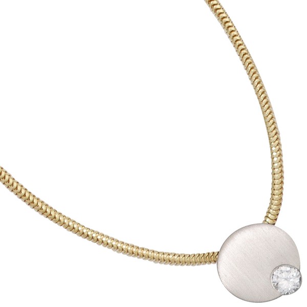 Anhänger 950 Platin mit Brillant 0,16 Ct.