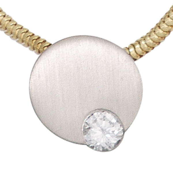 Anhänger 950 Platin mit Brillant 0,16 Ct.