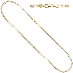3,7mm Steg-Panzerkette Kette Halskette Collier 333 Gelbgold Gold 45cm Goldkette 3,7mm Steg-Panzerkette Kette Halskette Collier 333 Gelbgold Gold 45cm Goldkette