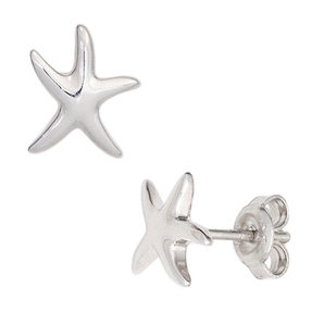 Ohrstecker Seesterne Sterne Sternchen aus 925 Silber Ohrschmuck Damen