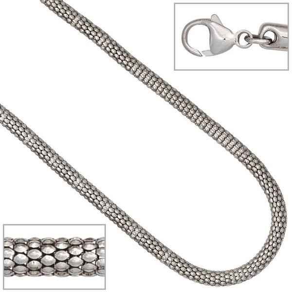 3,6mm Kette 925 Silber glänzend 42cm