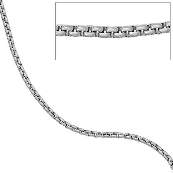 1,8mm Venezianerkette rund Edelstahl 80cm
