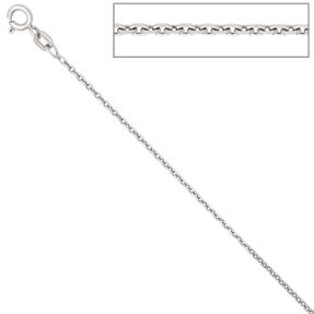 1,5mm Ankerkette Kette Collier Halskette 925 Silber glänzend Damen 45cm