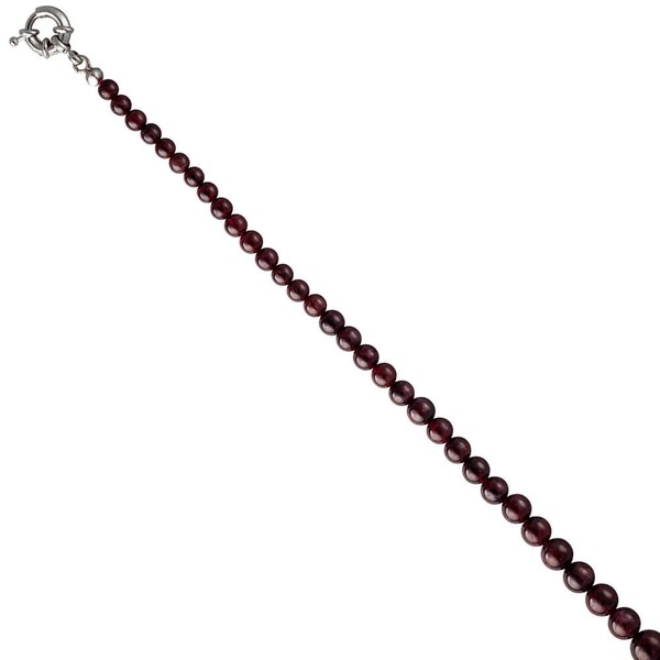Collier im Verlauf Edelsteinkette aus Granat 45cm