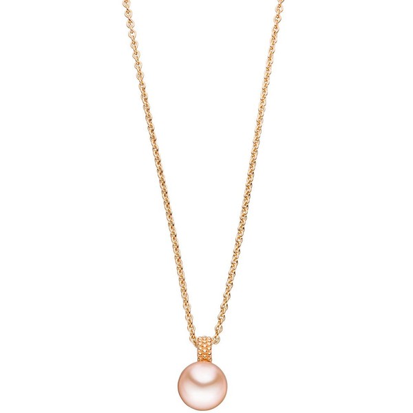 Anhänger Süßwasser-Zuchtperle rosa 585 Rotgold
