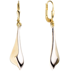 Paar Ohrhänger Ohrringe Ohrschmuck Boutons aus 333 Gold Gelbgold Damen Paar Ohrhänger Ohrringe Ohrschmuck Boutons aus 333 Gold Gelbgold Damen