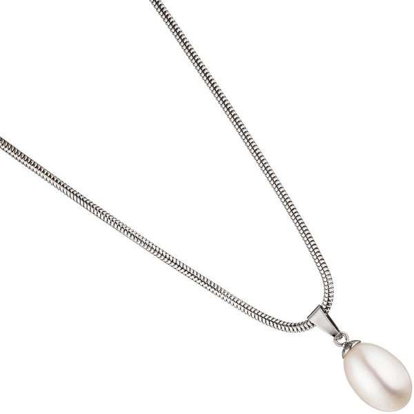 Anhänger ovale Perle 925 Silber